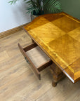 Vintage Drop Leaf End Table With Drawer (SKU74)