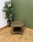 Rattan 2 Tier Side Table (SKU268)