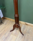 Tall Pedestal Mahogany Vintage Torchere Plant Stand (SKU239)