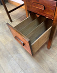 Vintage Oak Single Pedestal Desk (SKU124)
