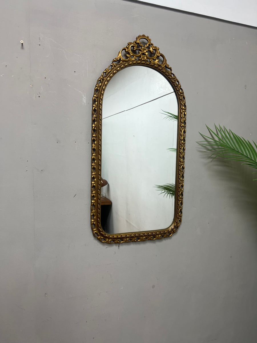Ornate Antique Gold Framed Mirror (SKU353)