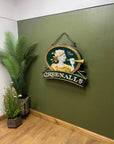 Large Vintage Greenalls  Pub Sign - Breweriana (SKU744)