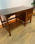 Vintage Oak Single Pedestal Desk (SKU124)