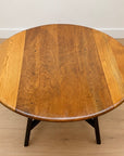 Vintage Ercol Elm & Beech Drop Leaf Dining Table (LL004)
