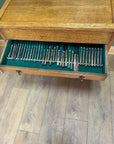 Vintage Canteen Cutlery in Oak Chest (SKU56)