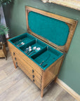Vintage Canteen Cutlery in Oak Chest (SKU56)