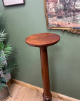 Tall Pedestal Mahogany Vintage Torchere Plant Stand (SKU239)