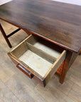 Vintage Oak Single Pedestal Desk (SKU124)