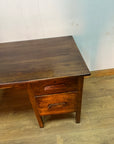 Vintage Oak Single Pedestal Desk (SKU124)