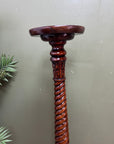 Tall Pedestal Mahogany Vintage Torchere Plant Stand (SKU262)