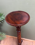 Tall Pedestal Mahogany Vintage Torchere Plant Stand (SKU262)