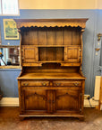 Large Vintage Solid Oak Tudor Dresser (SKU29)