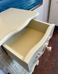 French Style Narrow White Chest Drawers (SKU174)