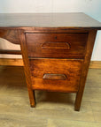 Vintage Oak Single Pedestal Desk (SKU124)