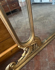 Very Large 265cm Vintage Art Nouveau Style Gold Gilt Mirror (SKU298)