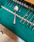 Vintage Canteen Cutlery in Oak Chest (SKU56)