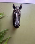 Wall Mounted Bronze Effect Horse Head Bust (SKU386)