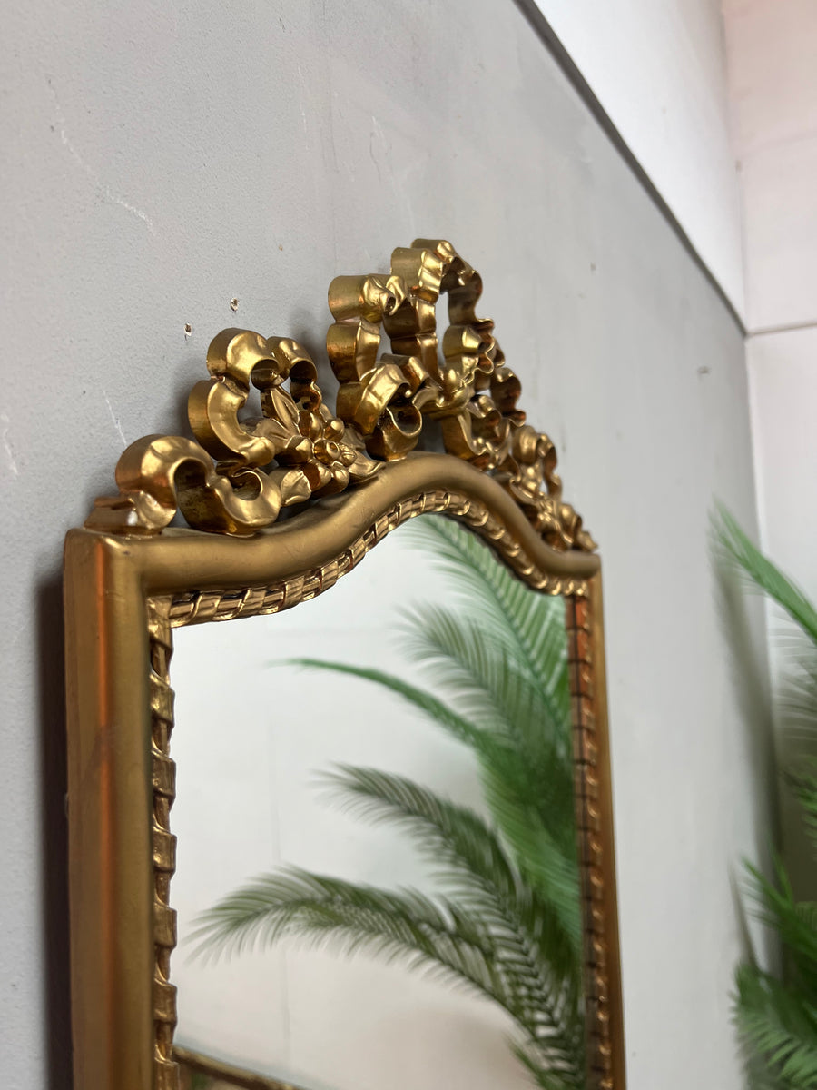 Vintage Gold Bow Effect Ornate Framed Mirror (SKU303)