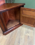 Old Charm Oak Corner Cabinet (SKU82)