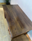 Vintage Oak Single Pedestal Desk (SKU124)