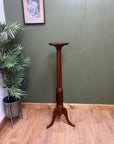 Tall Pedestal Mahogany Vintage Torchere Plant Stand (SKU239)