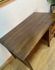 Vintage Oak Single Pedestal Desk (SKU124)