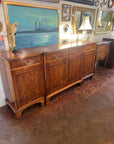 Vintage Yew Wood Sideboard (SKU83)