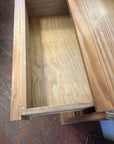 Solid Pine Wine Rack Glass Holder With Prepping Shelf & Drawer (SKU41)