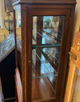 Georgian Style Glazed Curio Display Cabinet (SKU84)