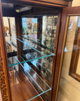 Georgian Style Glazed Curio Display Cabinet (SKU84)