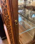 Georgian Style Glazed Curio Display Cabinet (SKU84)