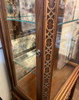 Georgian Style Glazed Curio Display Cabinet (SKU84)