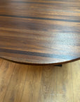 Vintage Dining Table Painted Black Base (SKU57)
