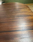 Vintage Dining Table Painted Black Base (SKU57)
