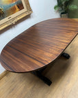 Vintage Dining Table Painted Black Base (SKU57)