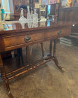 Vintage Mahgogany Sofa Table With Two Leaves and Drawers (SKU78)