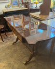 Vintage Mahgogany Sofa Table With Two Leaves and Drawers (SKU78)