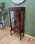 Vintage Mahogany Display Cabinet (SKU66)