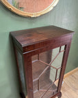 Vintage Mahogany Display Cabinet (SKU66)