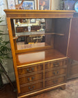 Vintage Yew Wood Cocktail Cabinet (SKU223)