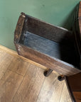 Antique Mahogany Fold Over Tea Table On Cabriole Legs (SKU229)