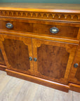 Vintage Yew Wood Breakfront Sideboard (SKU84)