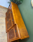 Vintage Yew Wood Breakfront Sideboard (SKU84)