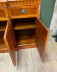 Vintage Yew Wood Breakfront Sideboard (SKU84)