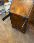 Antique George III Style Walnut Bureau Bookcase With Key (SKU122)
