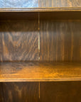 Antique George III Style Walnut Bureau Bookcase With Key (SKU122)