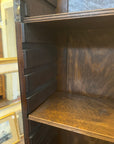 Antique George III Style Walnut Bureau Bookcase With Key (SKU122)
