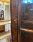 Antique George III Style Walnut Bureau Bookcase With Key (SKU122)