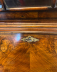 Antique George III Style Walnut Bureau Bookcase With Key (SKU122)