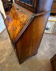 Antique George III Style Walnut Bureau Bookcase With Key (SKU122)